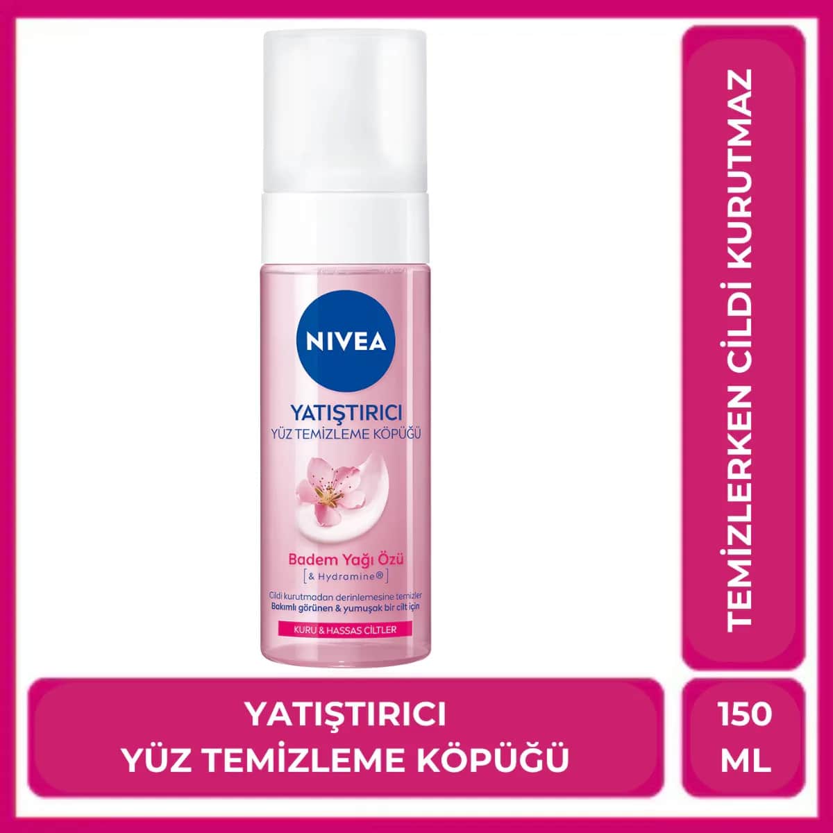 Nivea Soothing Face Wash Foam Dry Skin 150 ml
