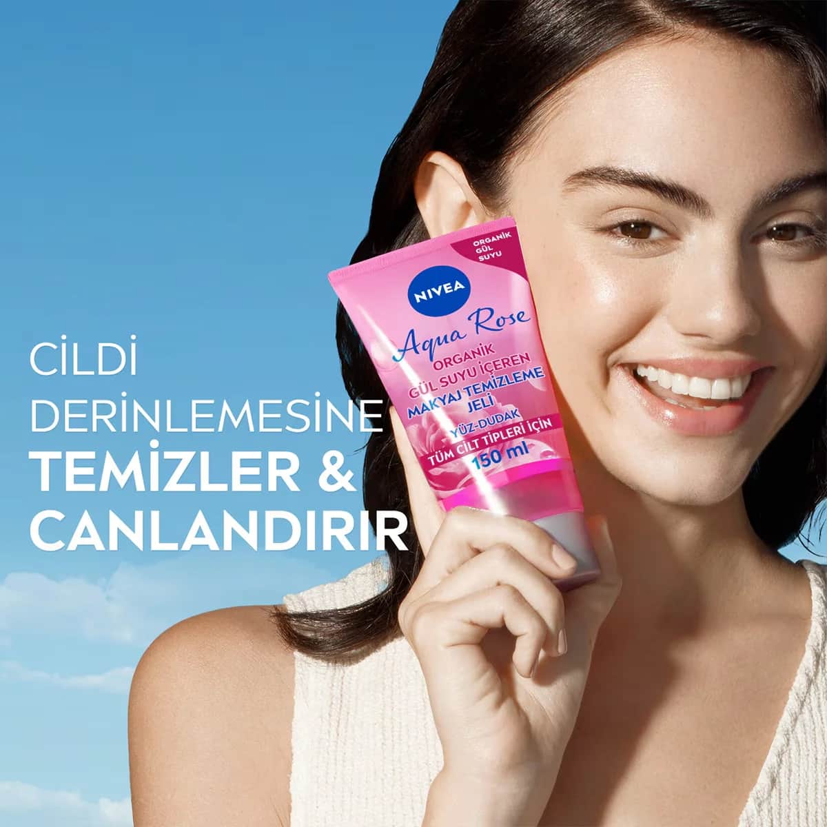 Nivea Aqua Rose Make-up Remover Gel 150 ml