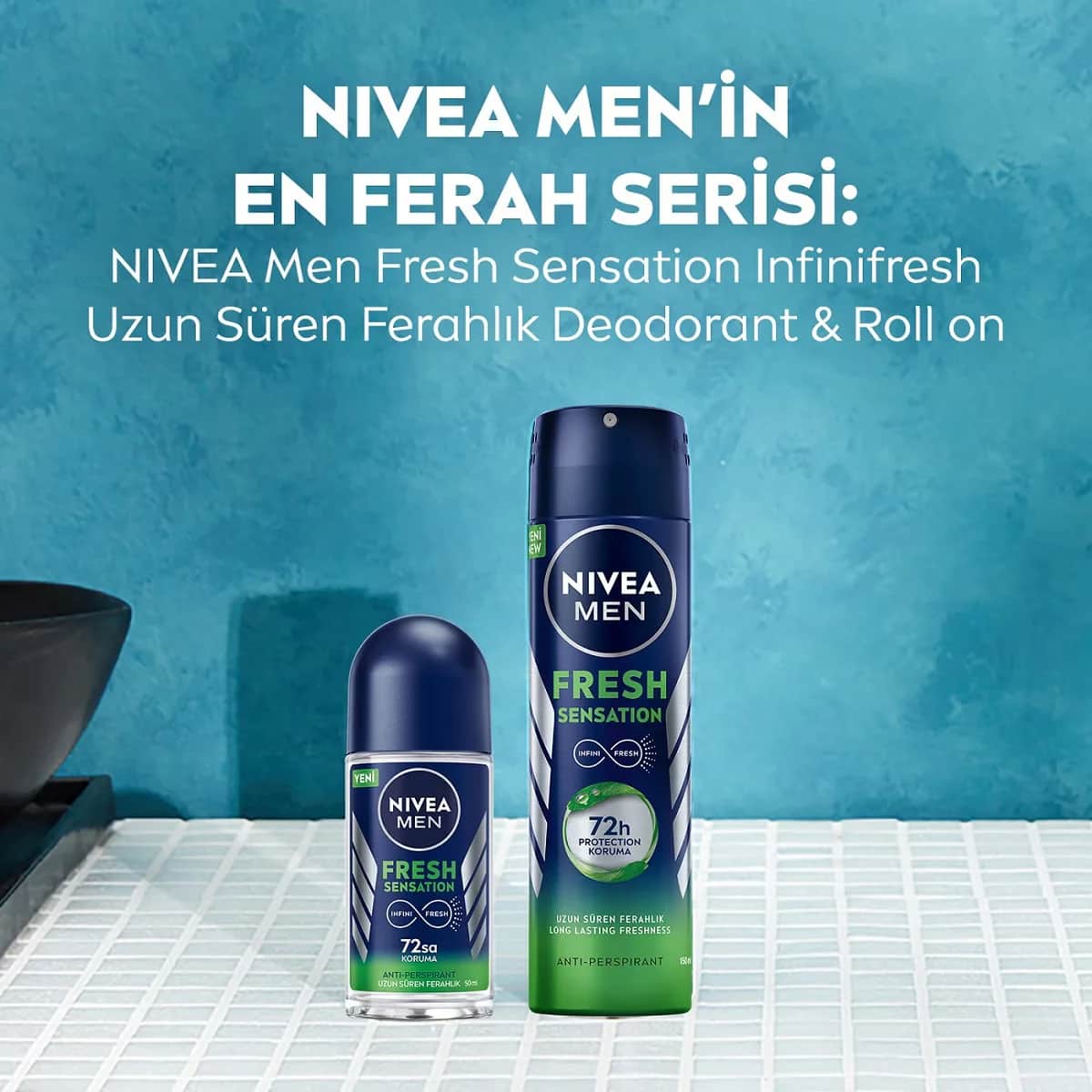 Nivea Men Fresh Sensation Roll On 50 ml