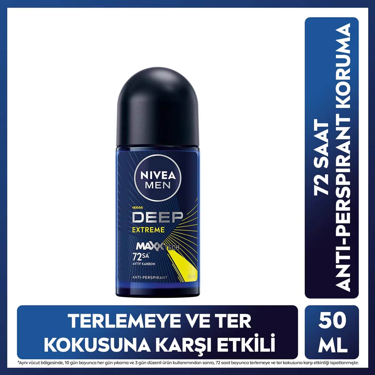 Nivea Men Deep Extreme Roll On 50 ml