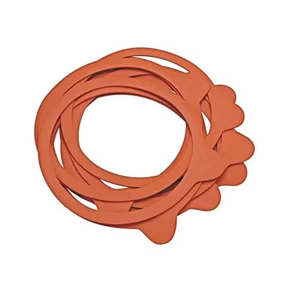 Flink &amp; Sauber 10-Pack Rubber Jar Lid Rings for Airtight Seal
