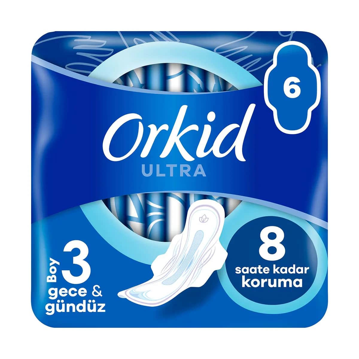 Orkid Sanitary Pad Ultra Night 6 Pack