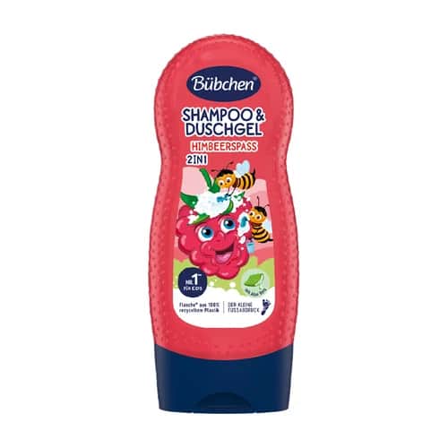 Bübchen Kids Shampoo And Shower Gel 2 in 1 raspberry Fun 230 ml