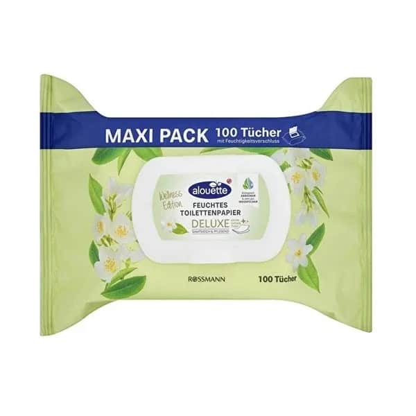 Alouette Wet Toilet Paper Maxi Wellness 100's