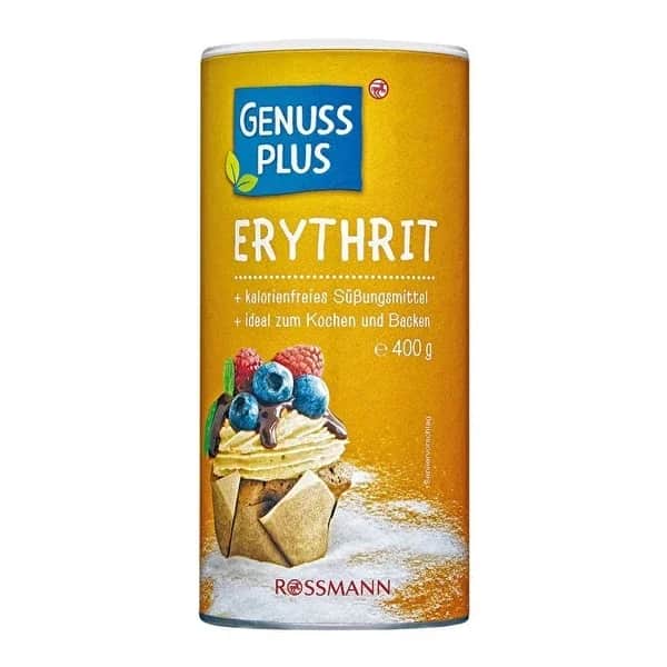 Genuss Plus Erythritol Sweetener 400g - Zero-Calorie Sugar Substitute