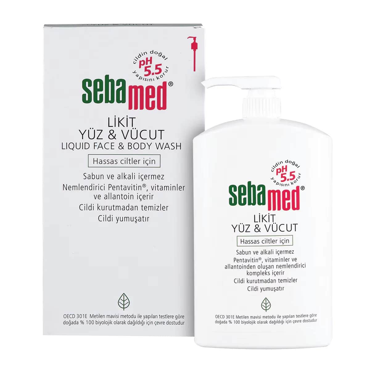 Sebamed Liquid Face And Body Cleansing Gel 1000 ml