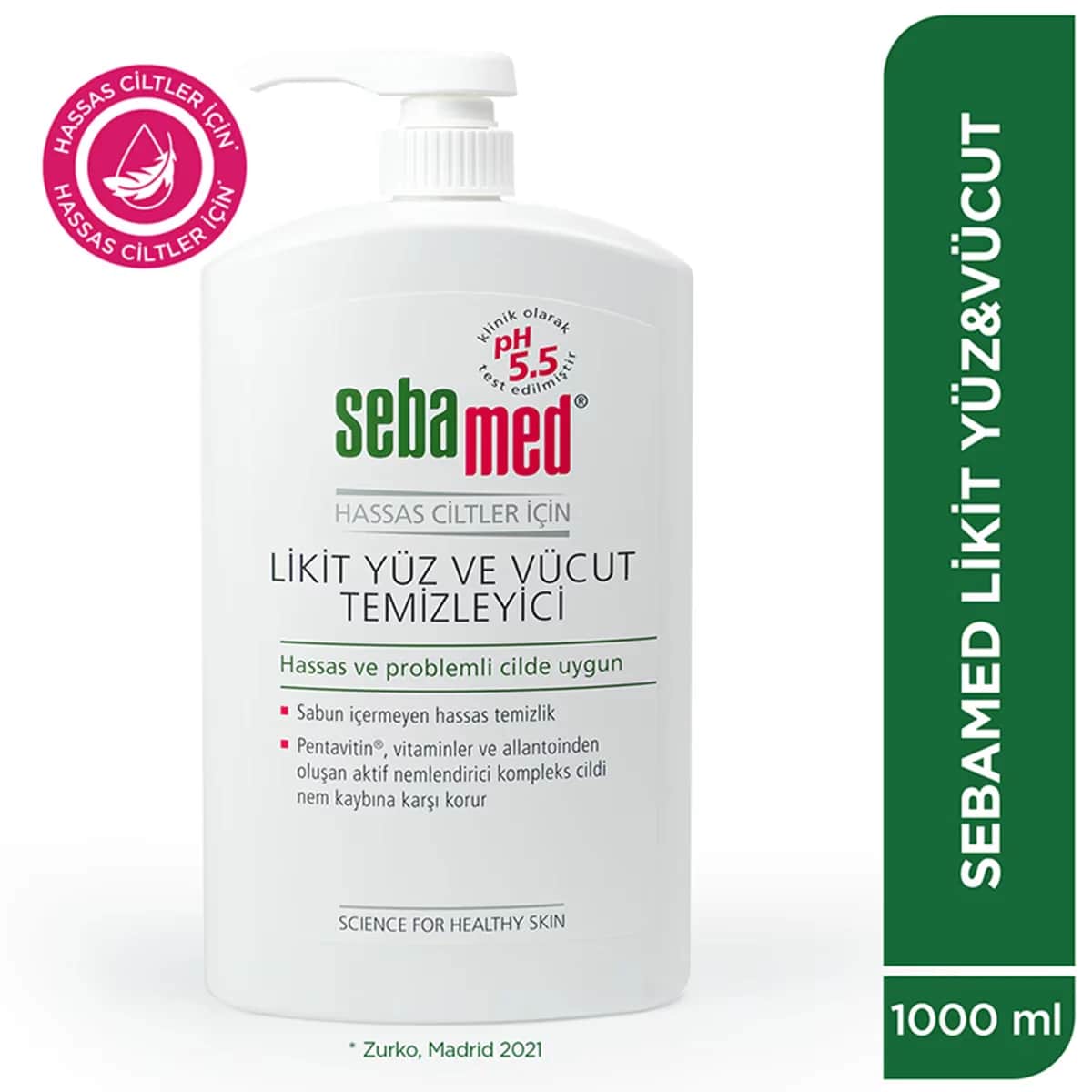 Sebamed Liquid Face And Body Cleansing Gel 1000 ml