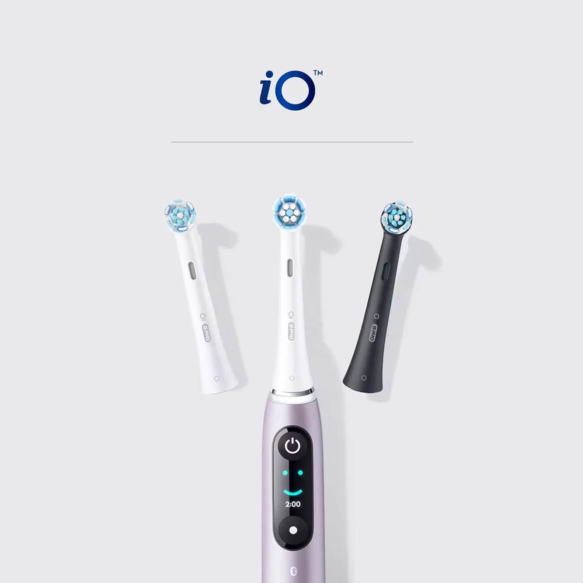 Oral-b Io Rechargeable Toothbrush Replacement Head Black 2 pcs