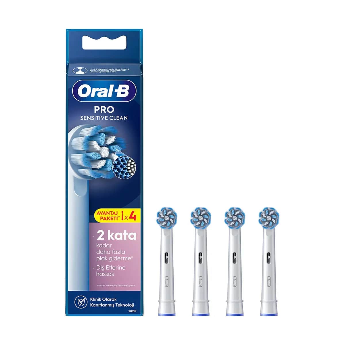 Oral-b Sensitive Ultrathin Toothbrush Replacement Head 4 pcs