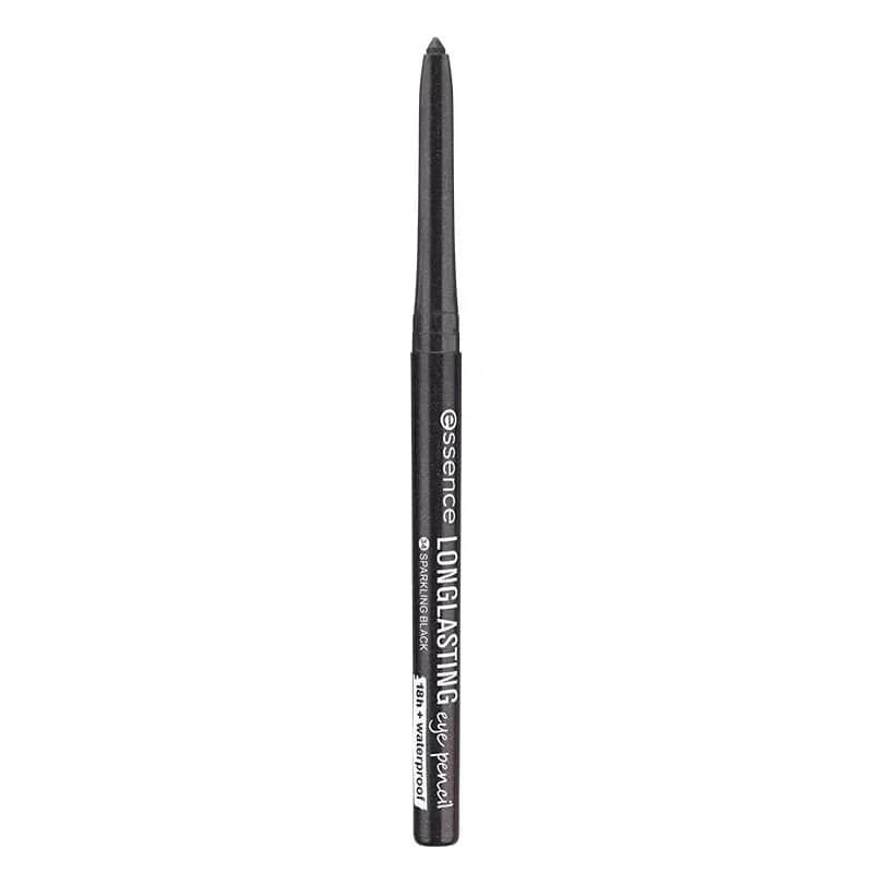 Essence Longlasting Eye Pencil 01 Black Fever - Smudge-Proof, Bold Color