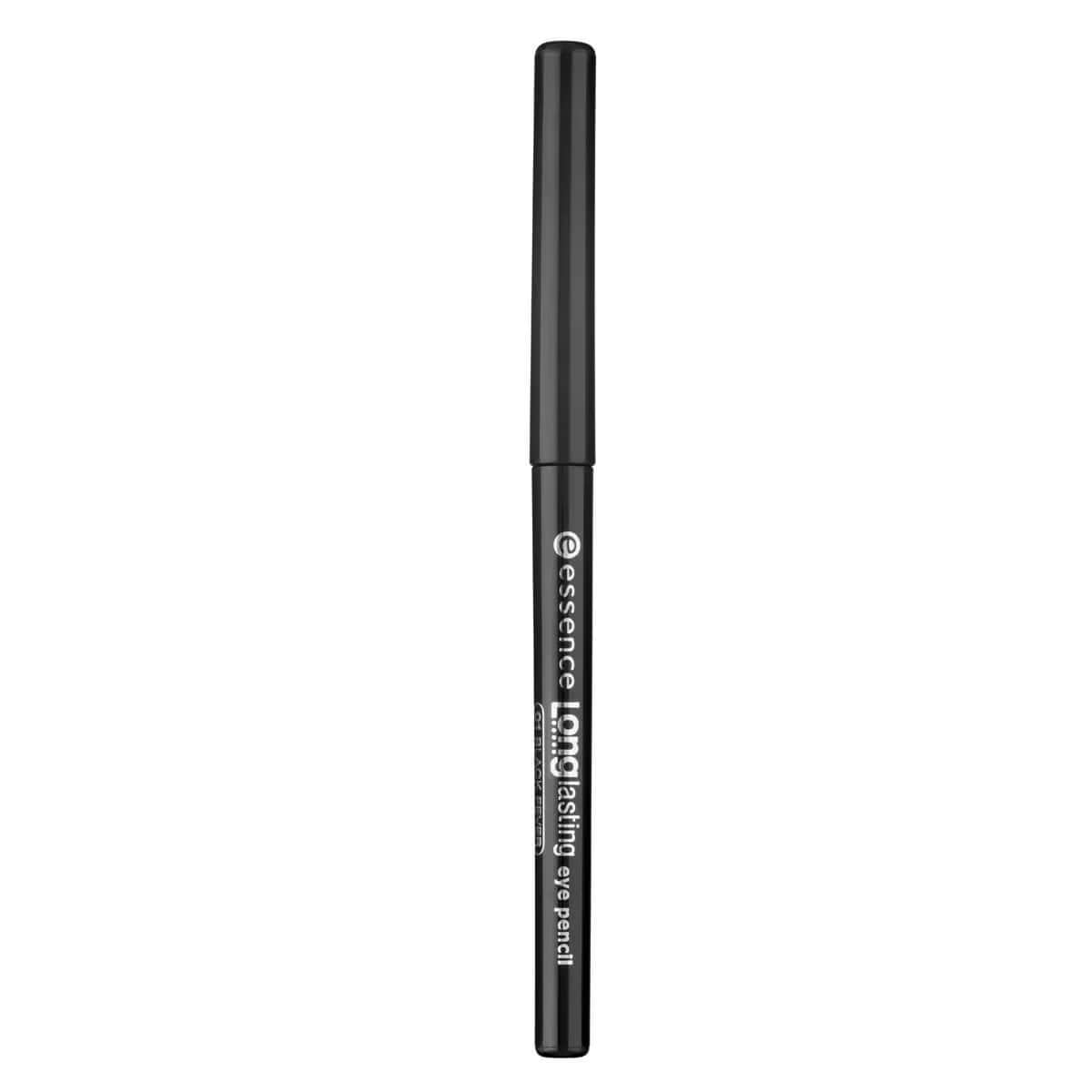 Essence Longlasting Eye Pencil 01 Black Fever - Smudge-Proof, Bold Color