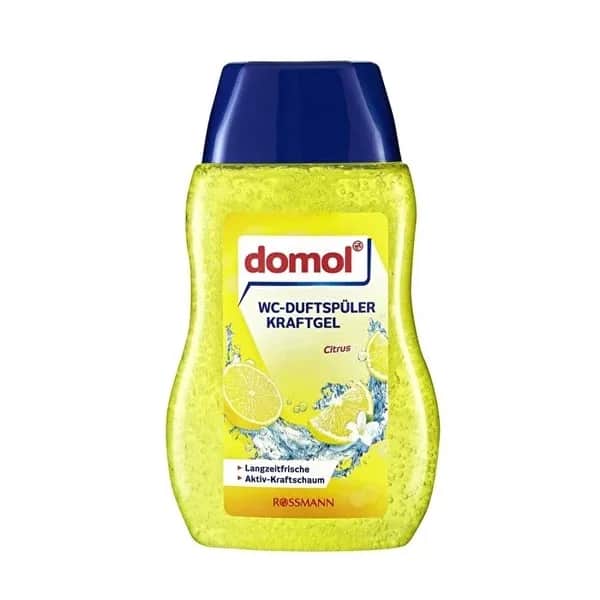 Domol WC Fragrance - Gel, Hanging Bottle Lemon 200 ml