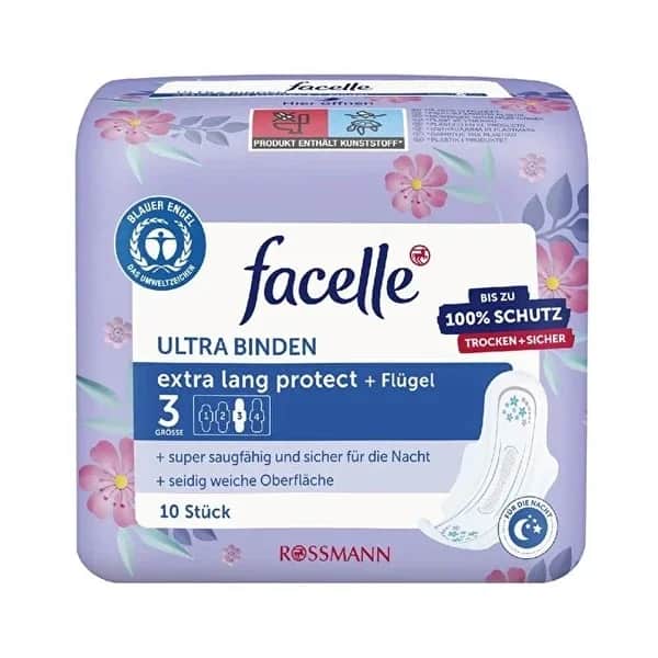 Facelle Pad Ultra Night Protection Winged 10 pcs