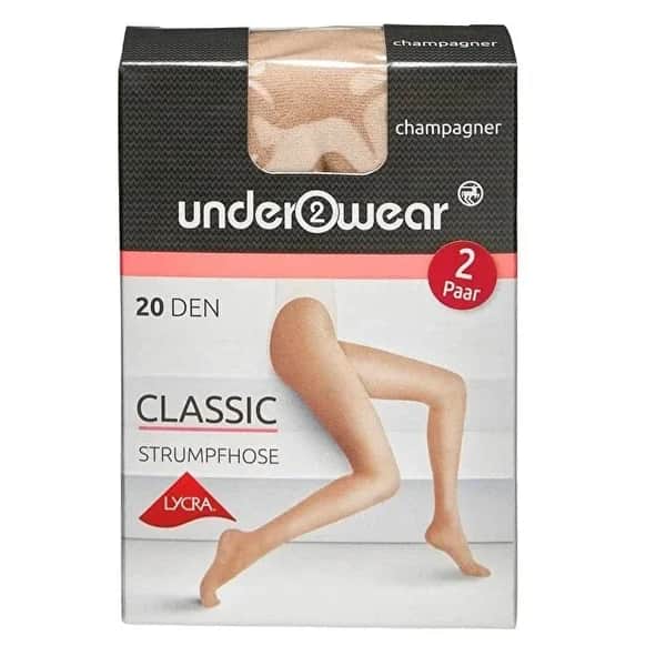 Underwear Lycra Tights Thin Stockings 20 den, Champagne 36/38 Size