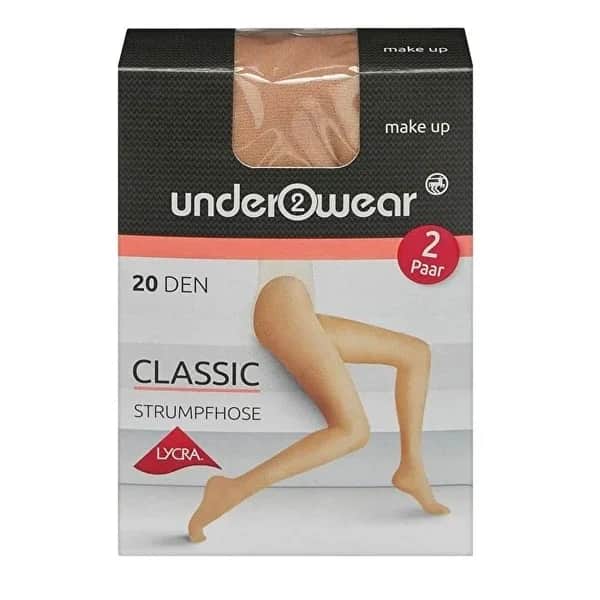 Underwear Lycra Tights Thin Socks 20 den, Skin Color 40/42 Size