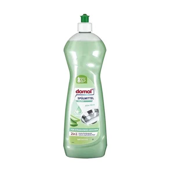 Domol Dishwashing Detergent, Balsam Aloe Vera, High Oil Dissolving Power, Hand Wash 1000 ml