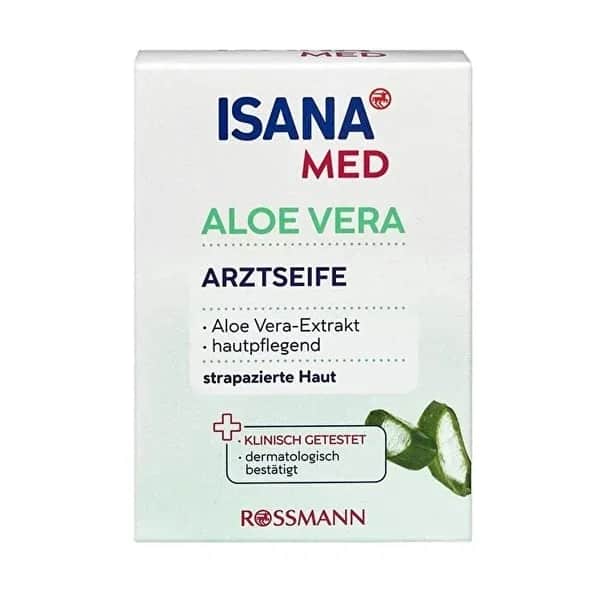 Isana Med Solid Soap Aloe Vera 100g