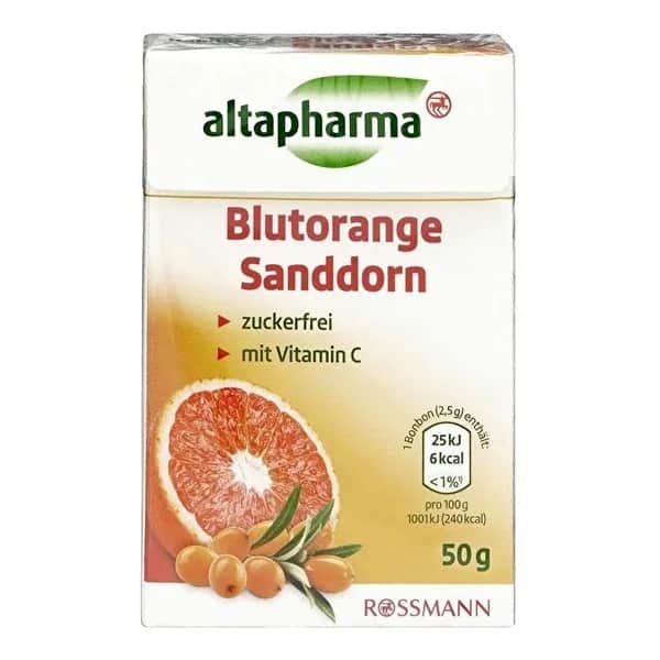 Altapharma Box Candy Bonbon Blood Orange 50 gr