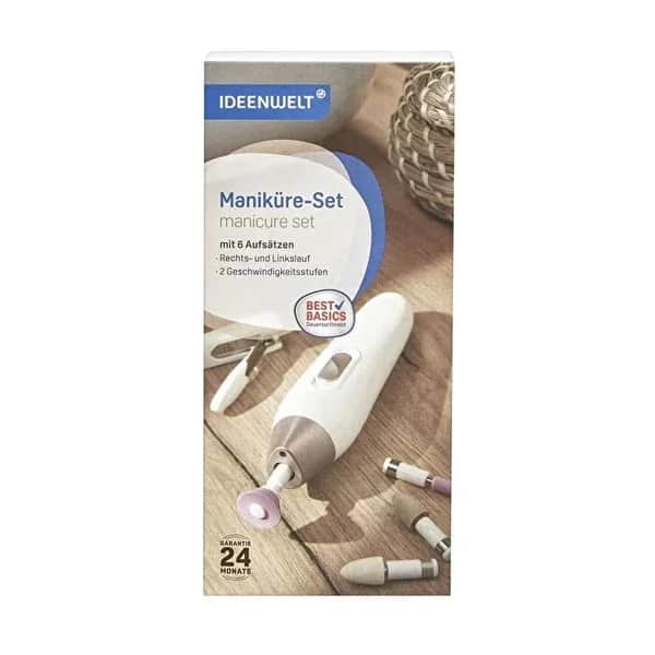 Ideenwelt Best Basics Manicure and Pedicure Set Rose Gold 1 pcs