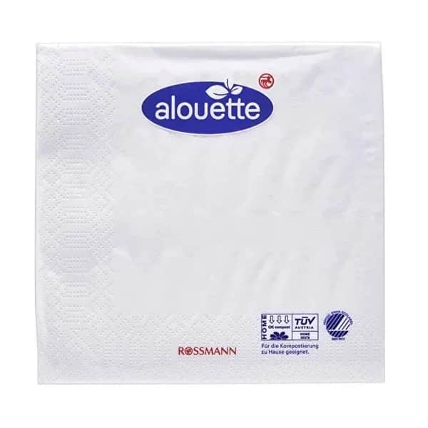 Alouette Serving Napkin White 20 pcs