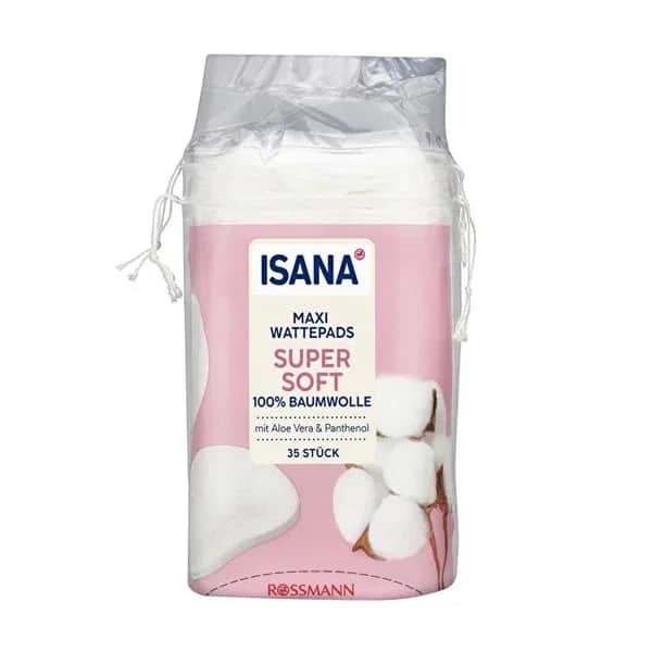 Isana Disk Cotton Aloe Vera, Maxi 35 pcs