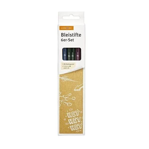 Schreibwelt Pencil Eraser 6-Pack