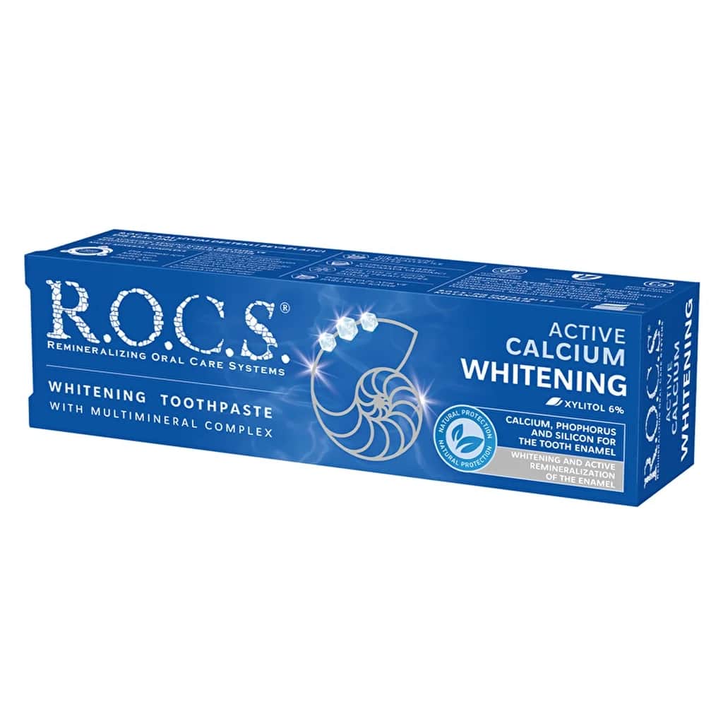 Rocs Active Calcium Whitening Toothpaste 75 ml