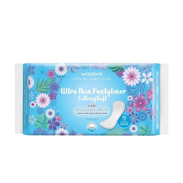Watsons Cottony Soft Daily Pads Ultra Thin Unscented 40 pcs