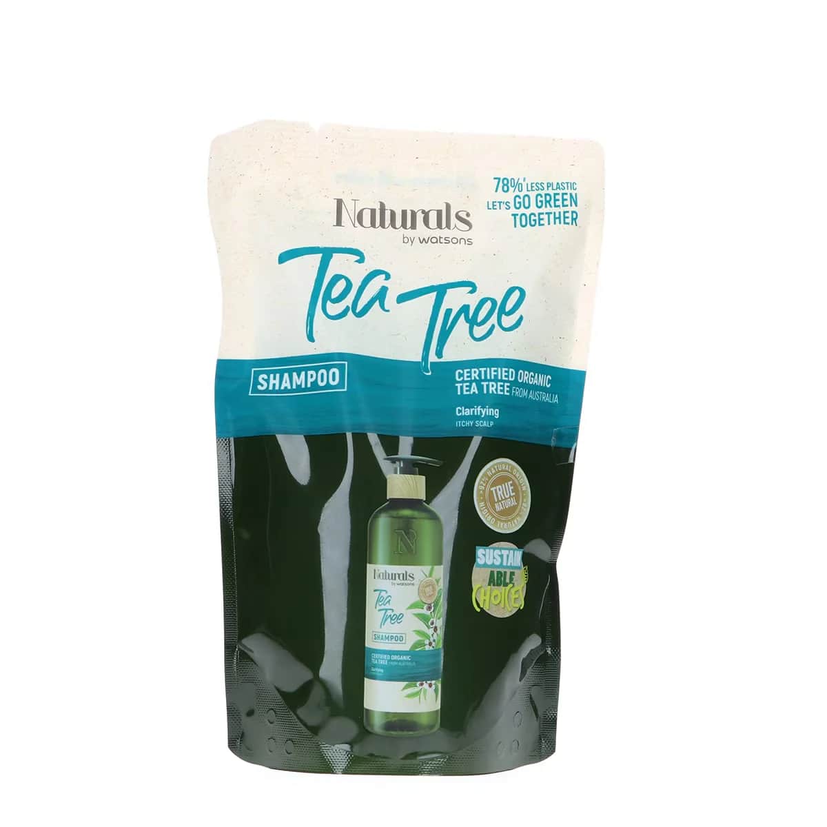 Naturals By Watsons Tea Tree Shampoo Refill 450 ml