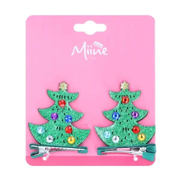 Miine Christmas Hair Clip Pine