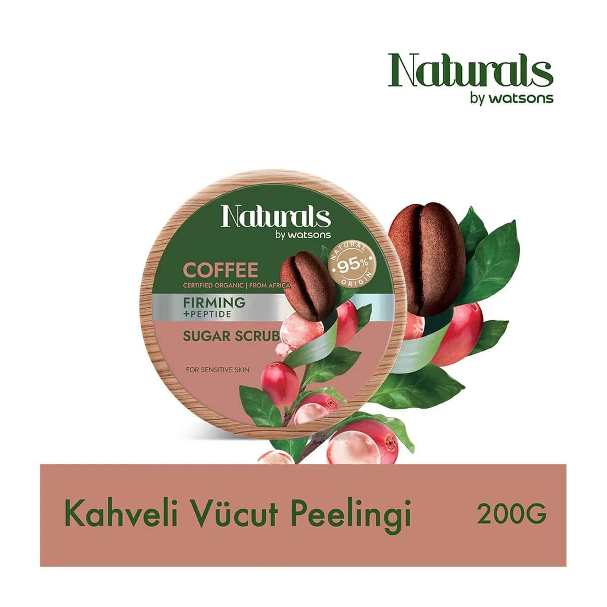 Naturals By Watsons Coffee Sugar Body Scrub 200 g - Wood
