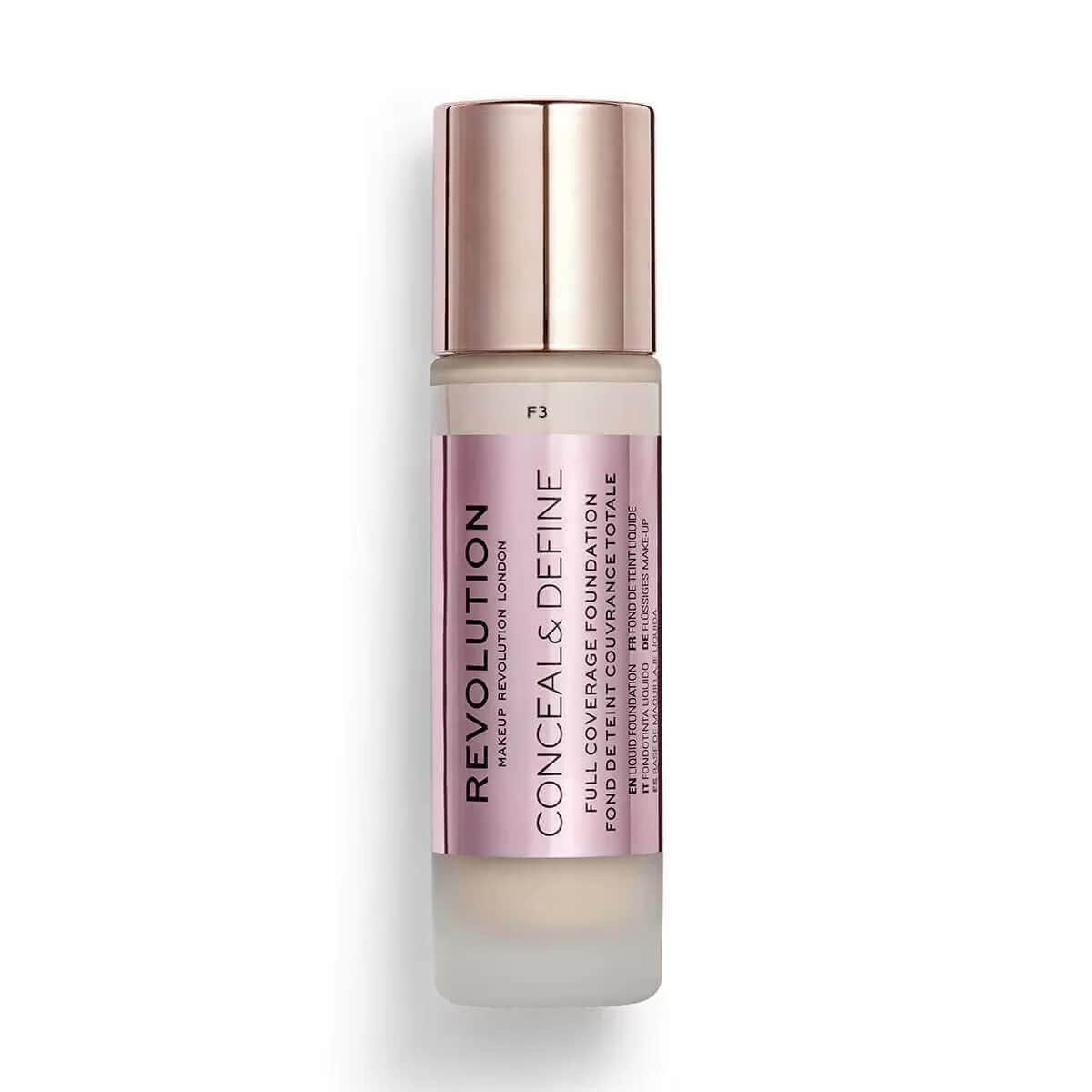 Revolution Conceal &amp; Define Foundation F3
