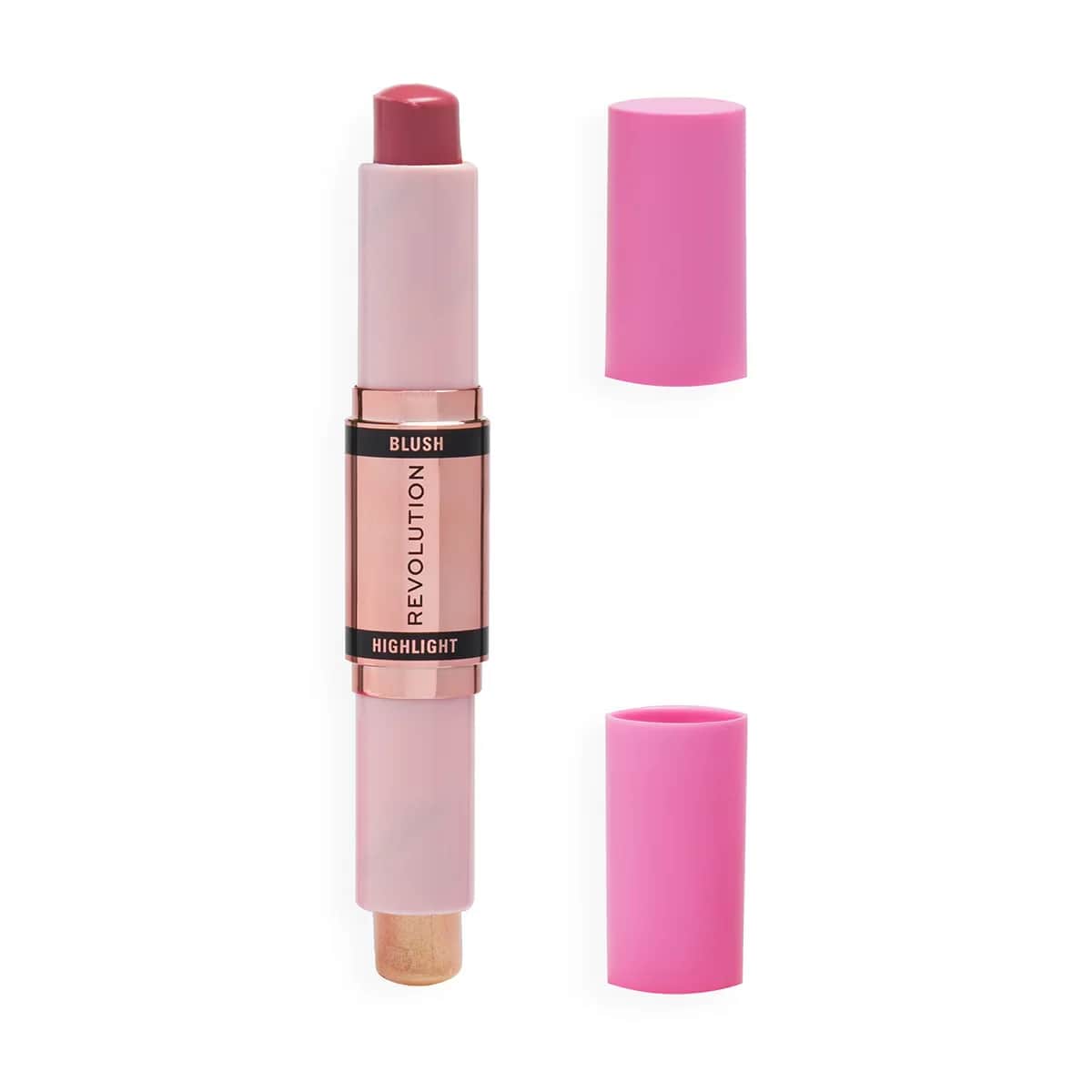 Revolution Blush &amp; Highlighter Stick Mauve Glow