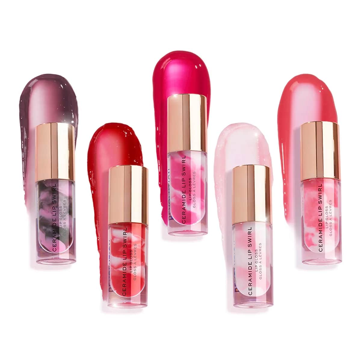 Revolution Swirl Ceramide Lip Gloss Berry Pink