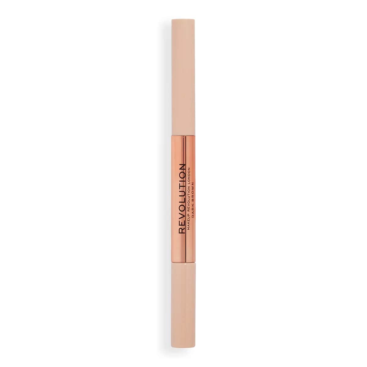 Revolution Fluffy Brow Duo Brow Pencil And Brow Mascara Dark Brown