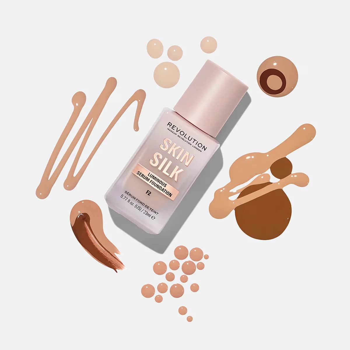 Revolution Skin Silk Serum Foundation F2