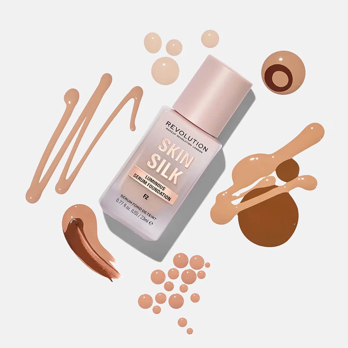 Revolution Skin Silk Serum Foundation F8