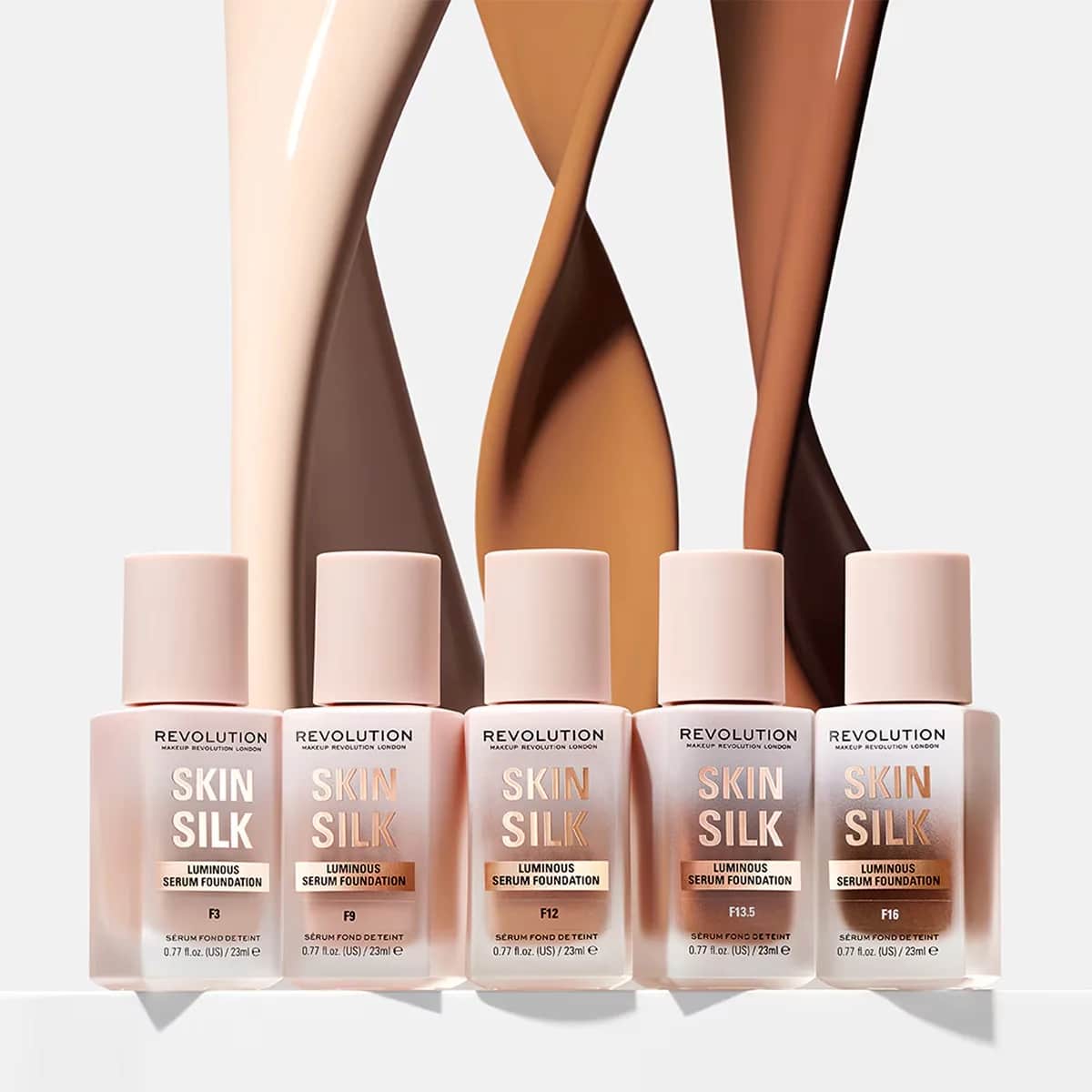 Revolution Skin Silk Serum Foundation F8