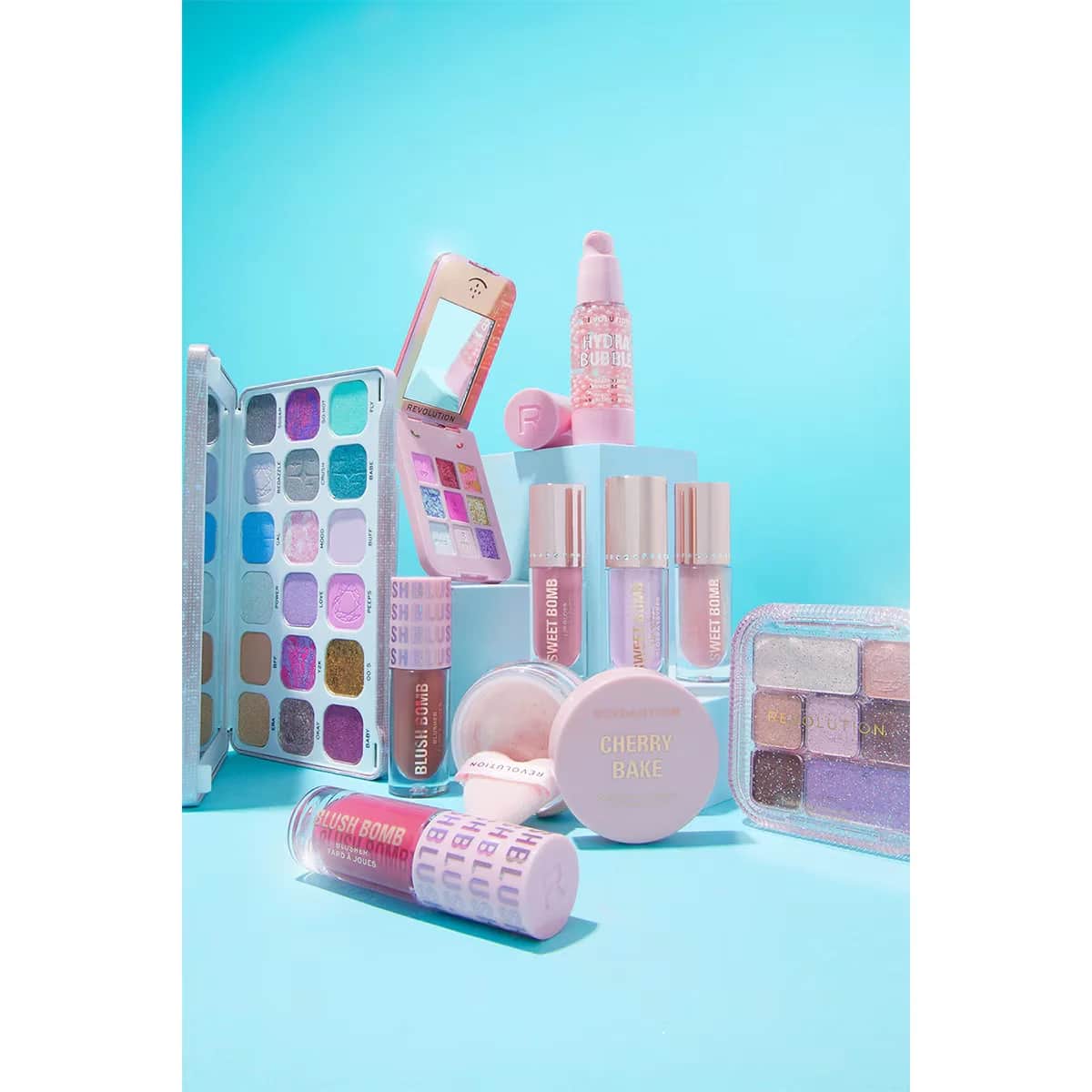 Revolution Y2 k Baby Blush Bomb Liquid Blush Cute Pink