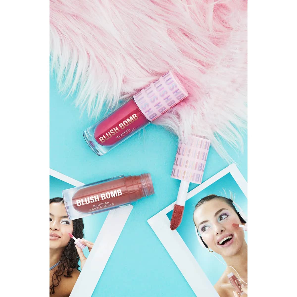 Revolution Y2 k Baby Blush Bomb Liquid Blush Cute Pink