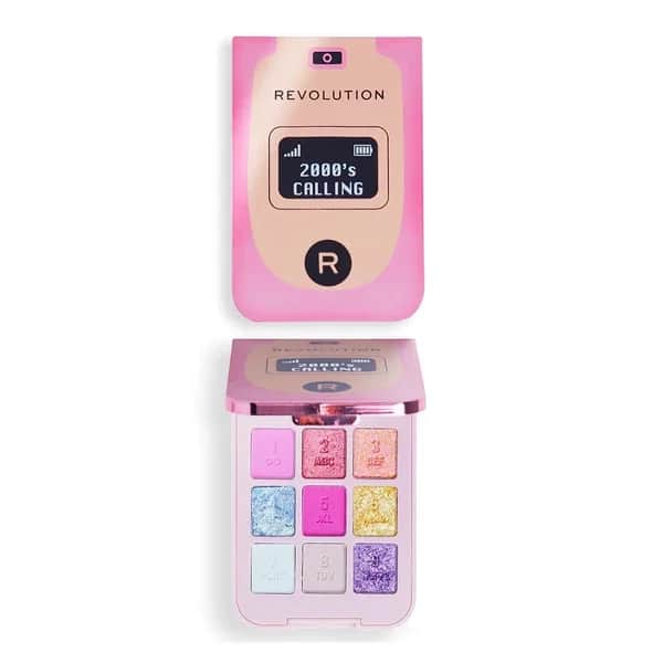 Revolution Y2 k Baby Flip Phone Eyeshadow Palette
