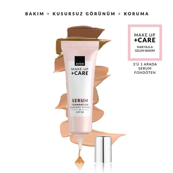 Avon Make Up + Care Serum Foundation Spf30 120 n