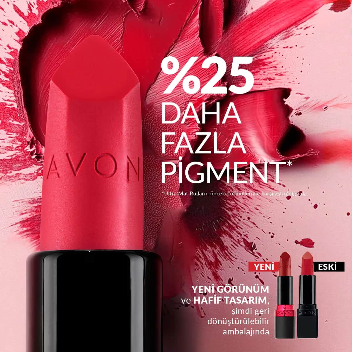 Avon Ultra Matte Lipstick Pure Pink