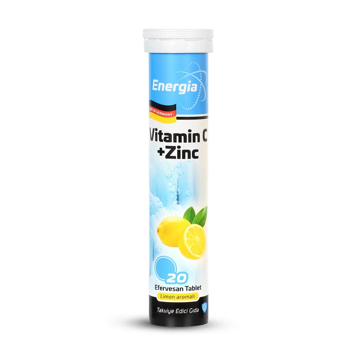 Energia Vitamin C &amp; Zinc Effervescent Tablets 20 pcs