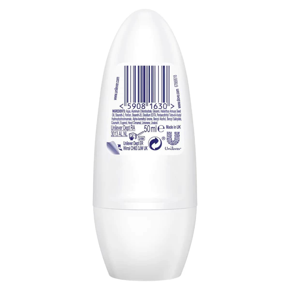 Dove Women's Deodorant Coconut Roll-on 50 ml