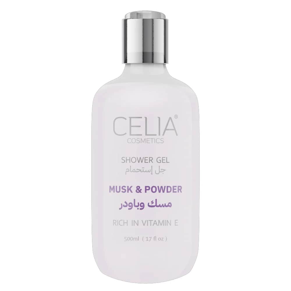 Musk and Powder Shower Gel by Celia 500 ml