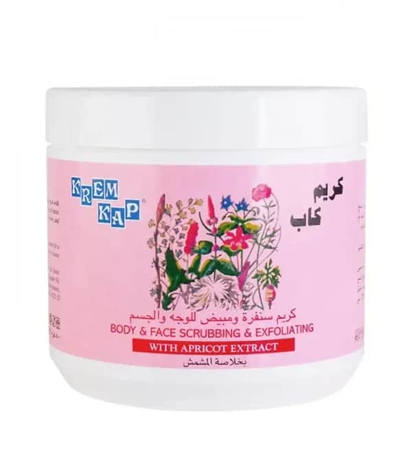 Cream Cap Body And Face Scrubbing And Exfoliating With Apricot Extract 500 g