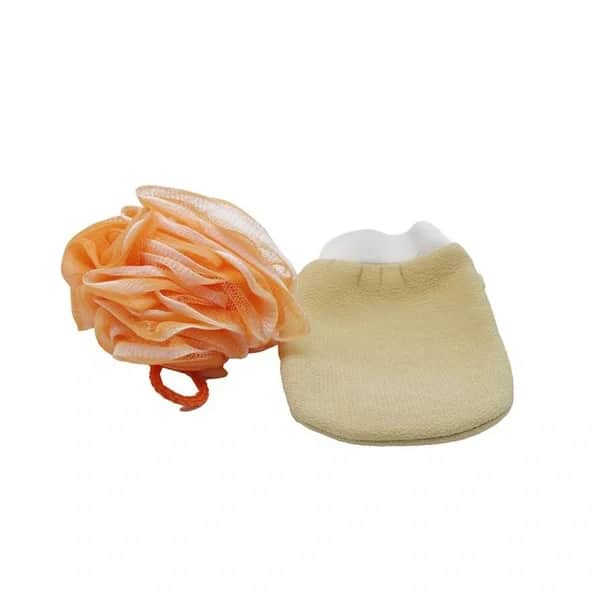 Korean Body Exfoliating Loofah with Bath Sponge