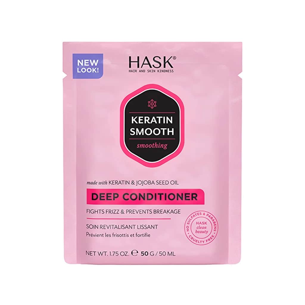 Hask Keratin Protein Hair Care Cream 50g - Moisturizing &amp; Frizz Control