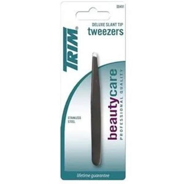 Trim Slanted Tip Pro Tweezers - Precision Hair Removal Tool